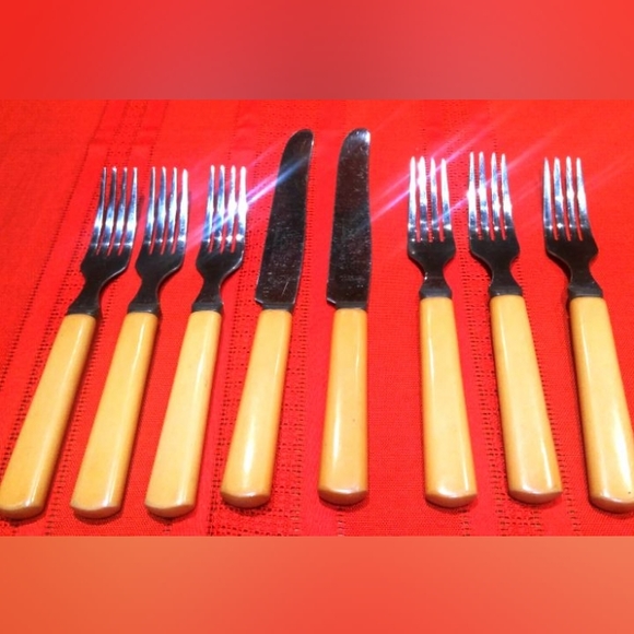 Bakelite Glo-Hill utensils - Picture 5 of 10